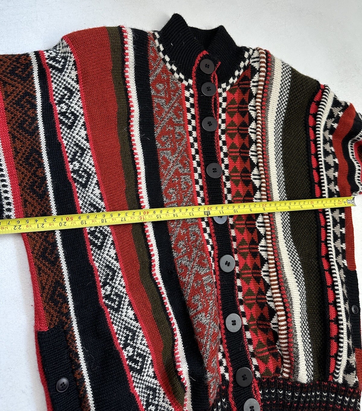 Peruvian Connection 100% Alpaca Button Sweater Si… - image 12