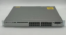 Cisco Catalyst 3850 24 PoE+ Gigabit Network Switch WS-C3850-24P-S/No Charger