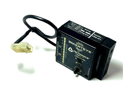 Tri-Tronics CMS-4F1 Colormark Contrast Sensor 12-24VDC Green LED, Fiberoptic