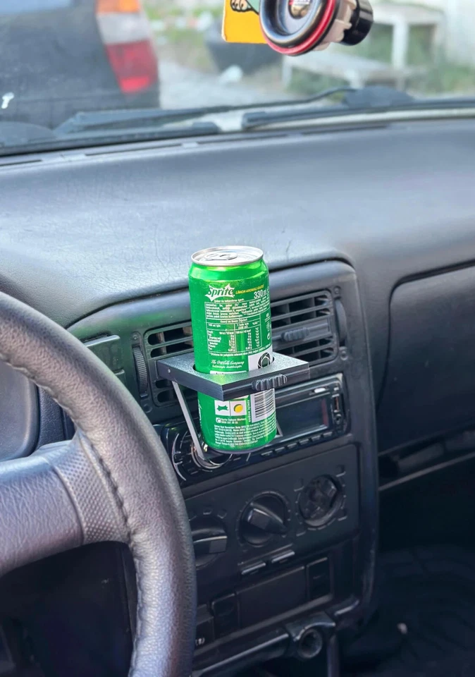 FOR VOLKSWAGEN POLO 6N CUP HOLDERS 2 PIECES Grill Ventilation Inner Part Black Foto 3 de 4