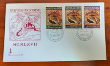 FDC ENVELOPPE 1ER JOUR Vatican Nativité du Christ 1967 Capitolium V58