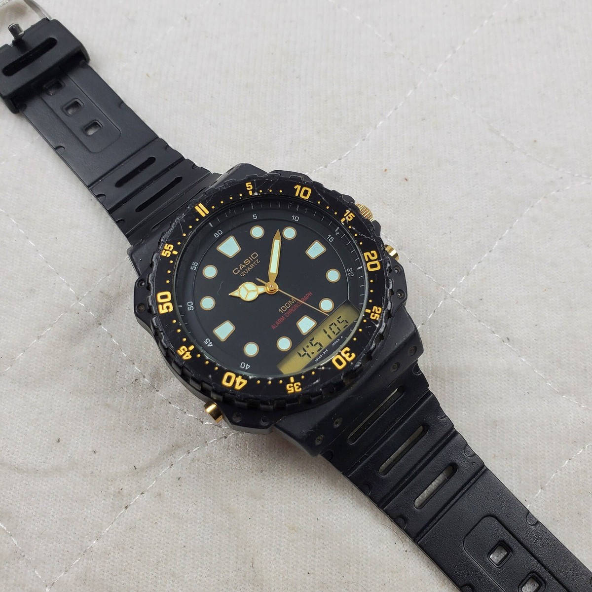 激レア ジャンク CASIO カシオ ヴィンテージ腕時計 AN-100 Rare