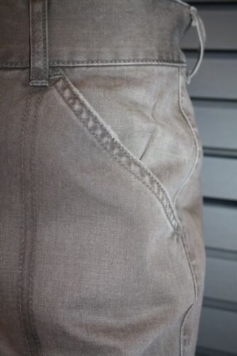 Vaqueros mavi RACHEL MLT BUFFY Washed Brown Worker marrón nuevos con bolsillos - Imagen 3 de 8