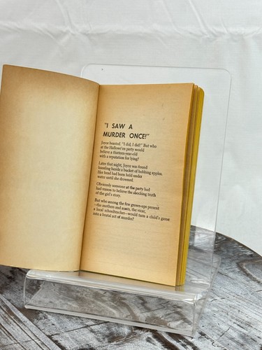 Halloween Party by Agatha Christie Hercule Poirot Mysteries Vintage Paperback - Picture 5 of 7