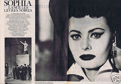 Coupure De Presse Vintage 1964 – Sophia Loren (4 Pages) – Article De Magazine