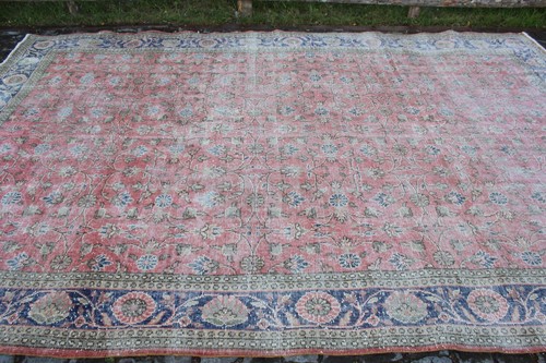 8x11 Large Vintage Handmade Turkish Livingroom Oriental Area Rug , 96"x135" - Picture 6 of 9