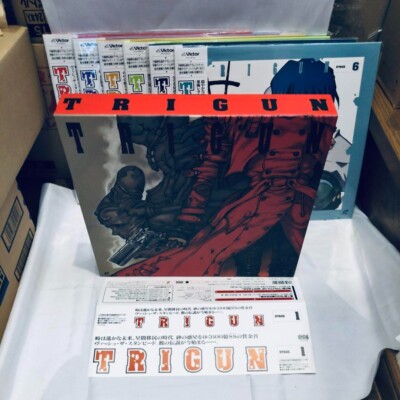 TRIGUN Laserdisc Box Set vol1.-13 Set Gun Action Captain Magazine