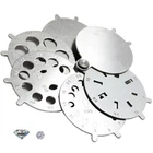 Diamond Gemstone Folding Gauge 0.01 - 2 Carat Aluminum Multi Shape Jewelry Tool