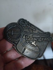 vintage bluegrass belt buckle