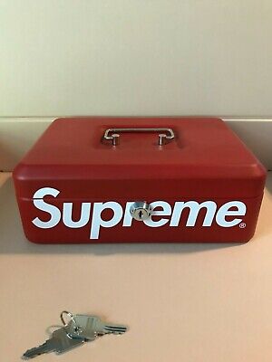 100% Auth. Supreme Lock Box in Red FW17 Brand New | eBay