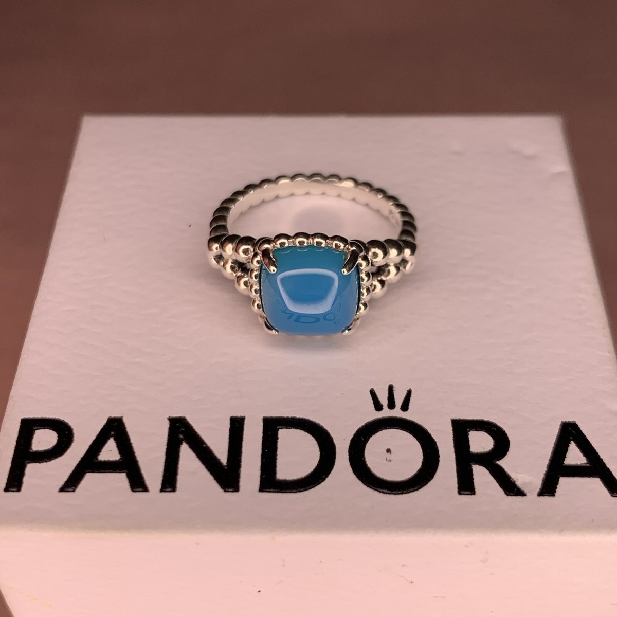 Gemstone Ring Pandora Black Vibrant Spirit Ring Engagement