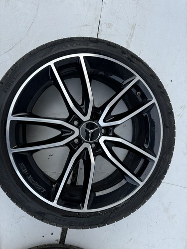 MERCEDES C CLASS AMG C43 W205 19" 7.5J FRONT ALLOY WHEEL+TYRE A2054010701 - Picture 2 of 16