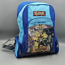 Zaino Vintage YUGIOH Yu-Gi-Oh Tasche con Cerniera Blu È La Tua Movimento Da Collezione