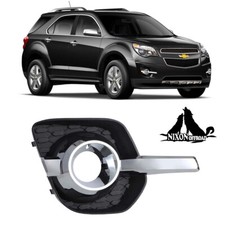 Right Side Fog Light Bezel Cover For 2010-2015 Chevy Equinox Chrome Trim Frame