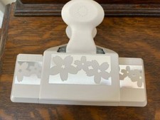 Martha Stewart Border Punch 3 FLOWER CHAIN Scrapbooking Card Making EUC BN 6