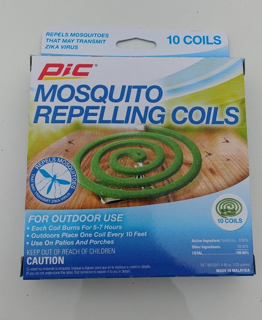 PIC Mosquito Repellent Coils for Outdoor Use 10 Ct. for sale online eBay