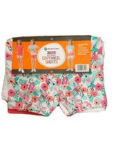 NEW Member's Mark 3 Pack Cartwheel Shorts Floral, White, Pink 10/12