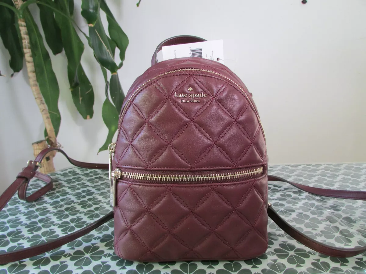 NWT Kate Spade Leather Natalia Mini Convertible Backpack Crossbody