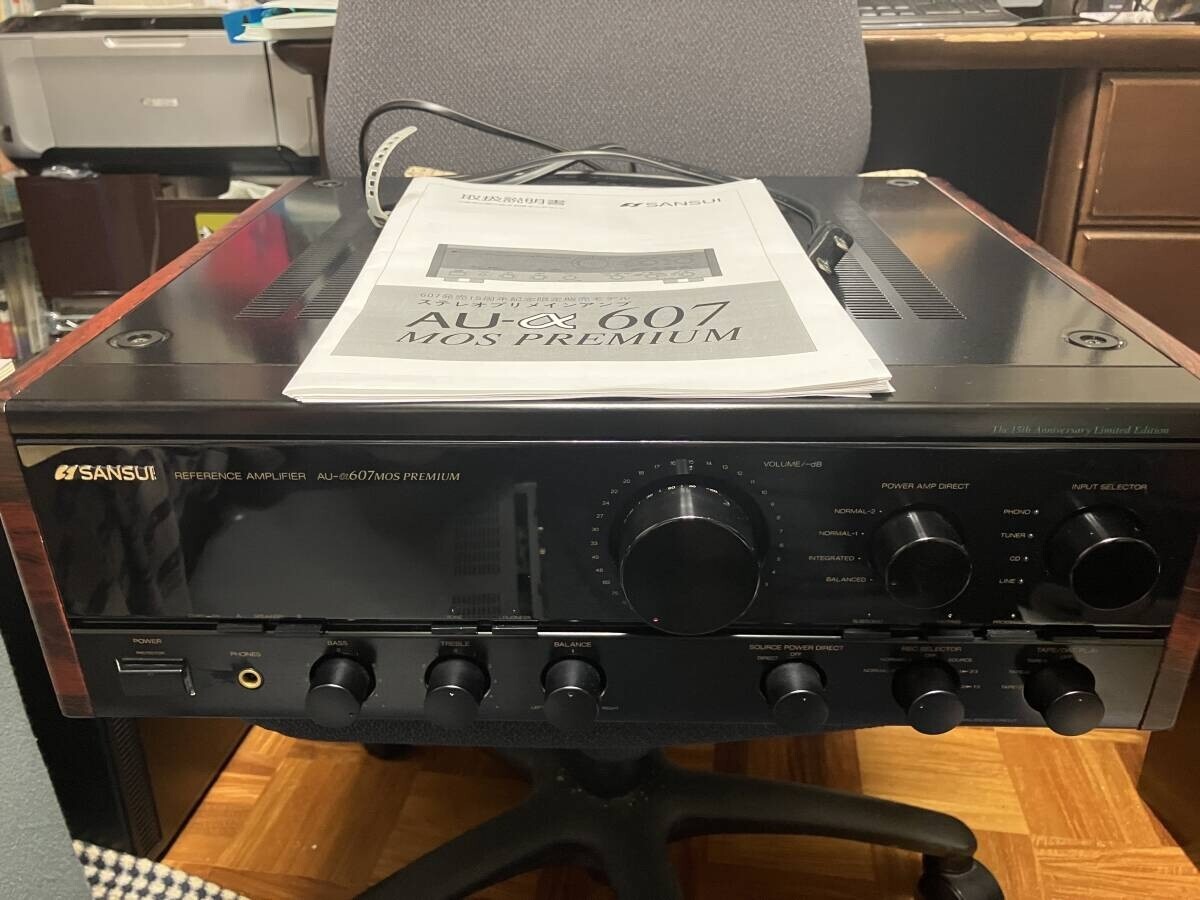 SANSUI AU-α607 MOSPREMIUM 15周年記念 SANSUI AU-α607 MOS Premiumの仕様 サンスイ