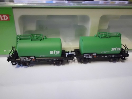 Arnold N 6092 Wagenset 2 Kesselwagen "BfB" der DB Ep.IV NEU OVP | Zustand: Neu