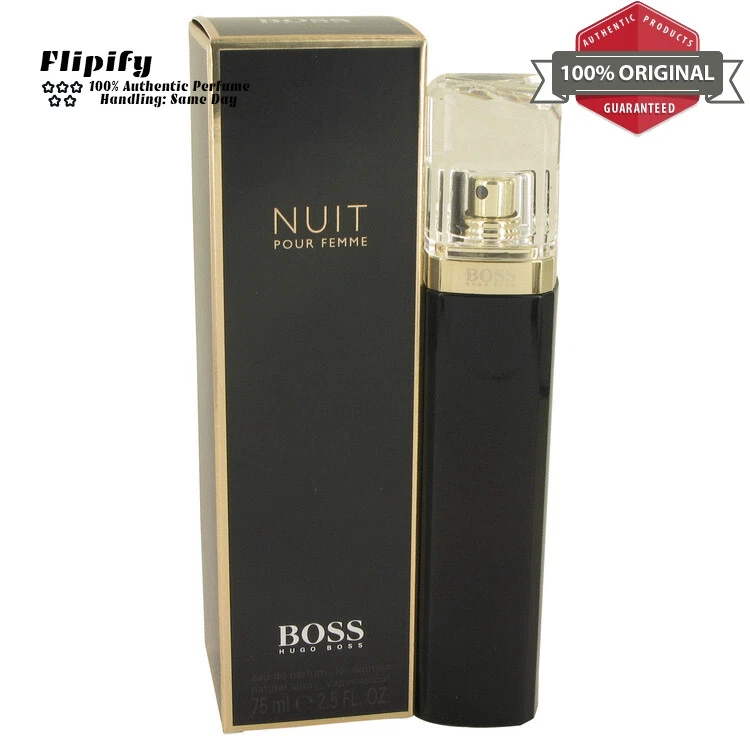 Boss Nuit Perfume 2.5 oz EDP Spray for Women by Hugo Boss eBay