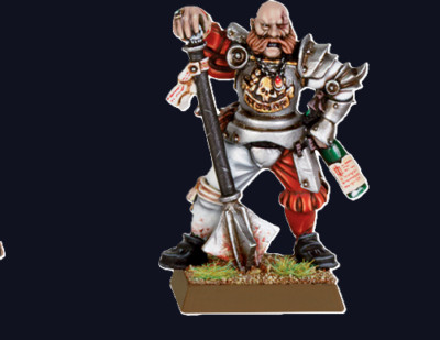 Warhammer TOW Empire of Man Commander w/2H Mace NEW NO BOX