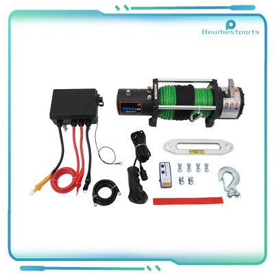 Electric Winch 9500lbs 12V For Truck Trailer Pickup SUV Wireless Remote