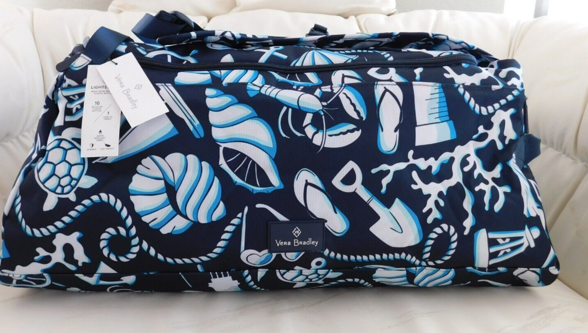 VERA BRADLEY Lighten Up XL Travel Backpack Duffel - Shore 