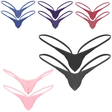 Sexy Men Stretch Jockstrap Bikini Pouch G-string Thong Briefs Underwear Panties