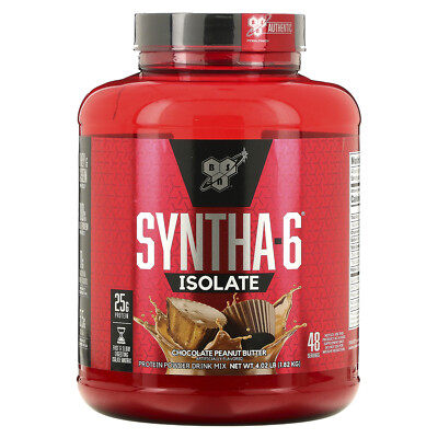 Syntha-6  Isolate, Protein Powder Drink Mix, Chocolate Peanut Butter, 4.02 lb