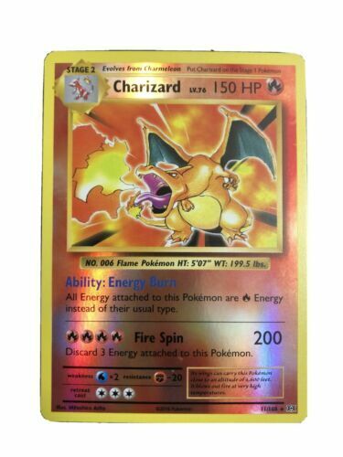  Pokemon - Charizard (11/108) - XY Evolutions - Reverse