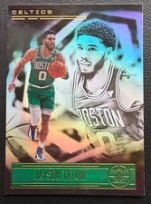 2020-21 PANINI ILLUSIONS BASKETBALL JAYSON TATUM BOSTON CELTICS #137 BASE HOLO