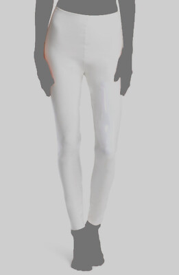 $105 Commando Women's White Stretch Faux Leather Leggings Pants