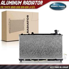 Radiator w/ Oil Cooler for Toyota Venza 2009 2010-2016 L4 2.7L Automatic Trans.
