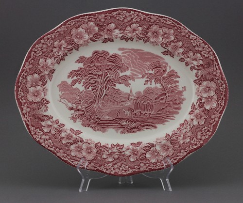 Enoch Wedgwood "Woodland" Teile zur Wahl teller tasse rot england keramik platte - Bild 23 von 48