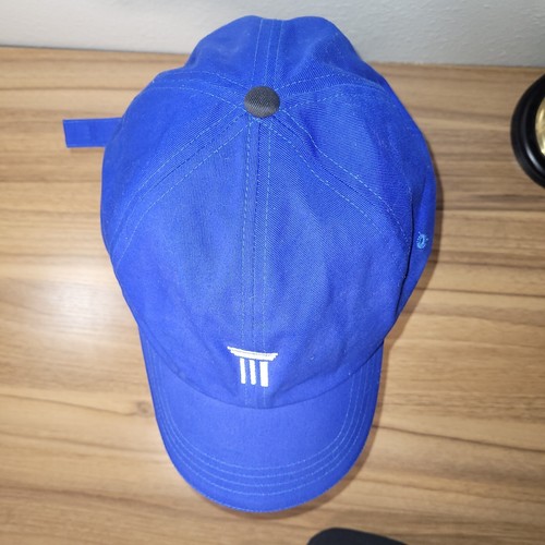 Vintage L.L. Bean Men's Slideback Hat Blue Embroidered - Picture 6 of 9