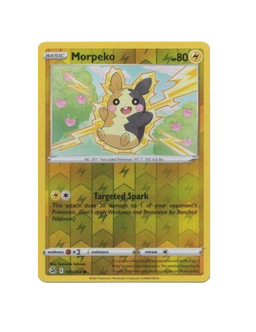 Pokemon - Morpeko 109/264 - Reverse Holo - Fusion Strike - NM/M