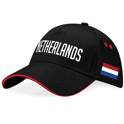Niederlande Baseball Cap Unisex Fußball Country Him Footie Flagge Herren