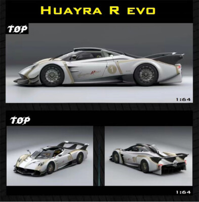 Top Models 1:64 huayra R evo #1 Pearl White Diecast Model Car | eBay