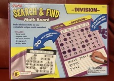 LAKESHORE EDUCATIONAL PRODUCT SEARCH FIND SUBTRACTION SKILL MATH BOARD SEALE
