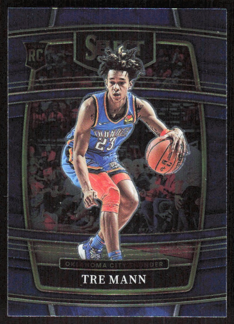 2021-22 6908A Panini Select Tre Mann Rookie Oklahoma City Thunder #36