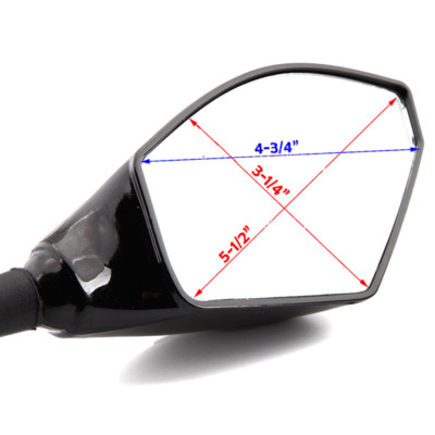 鈴木 2x Gloss Side Mirrors Rearview w/ LED Turn Signal For Suzuki