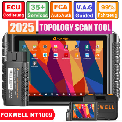 2026 Profi KFZ OBD2 Diagnosegerät TPMS EPB ALLE SYSTEM ECU Coding FOXWELL NT1009