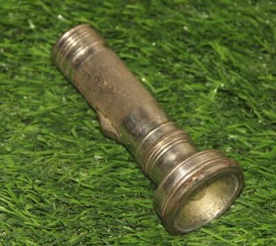 Lampe Torche Vintage – Métal Vert – Années 1900-1940 – Inde – Pile