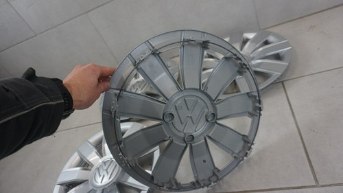Tapacubos originales VW UP embellecedores llantas de acero 14 pulgadas 1S0601147F a67555 - Imagen 9 de 10