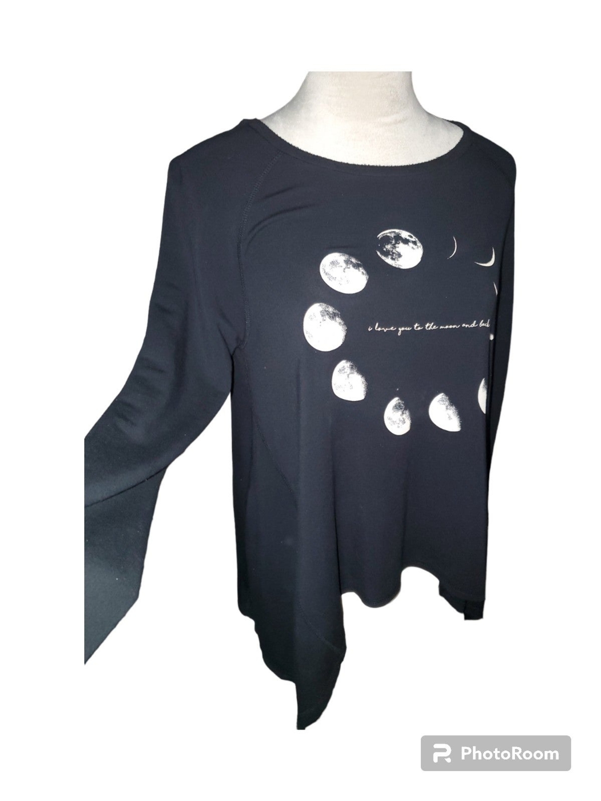 Grayson Threads scoopneck lightweight sweater bla… - image 2