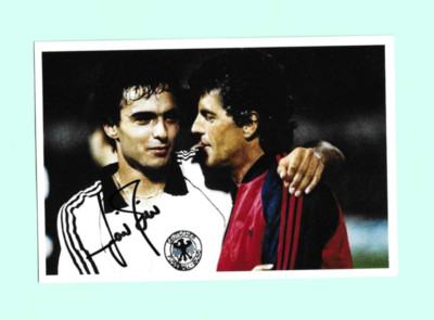 Hansi Müller DFB Vize WM 82/EiM 80 VFB Stuttgart Foto 10x15 original Autogramm
