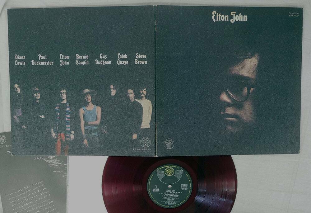 Elton John DMJ FP-80133 Japan Translucent Red Vinyl 1st Pressing