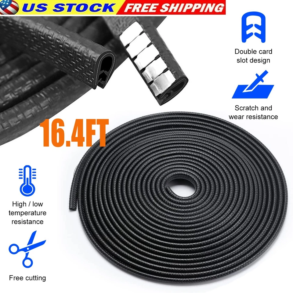 Honda Car Door Protector – Anti-Scratch Rubber Molding Seal for Edge Protection Foto 2 de 4