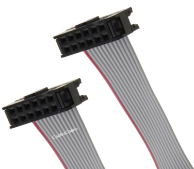 10-Pack Of 12-Pin (2x6) Female IDC Connectors – 2.54mm Pitch, For Ribbon Cable Crimping